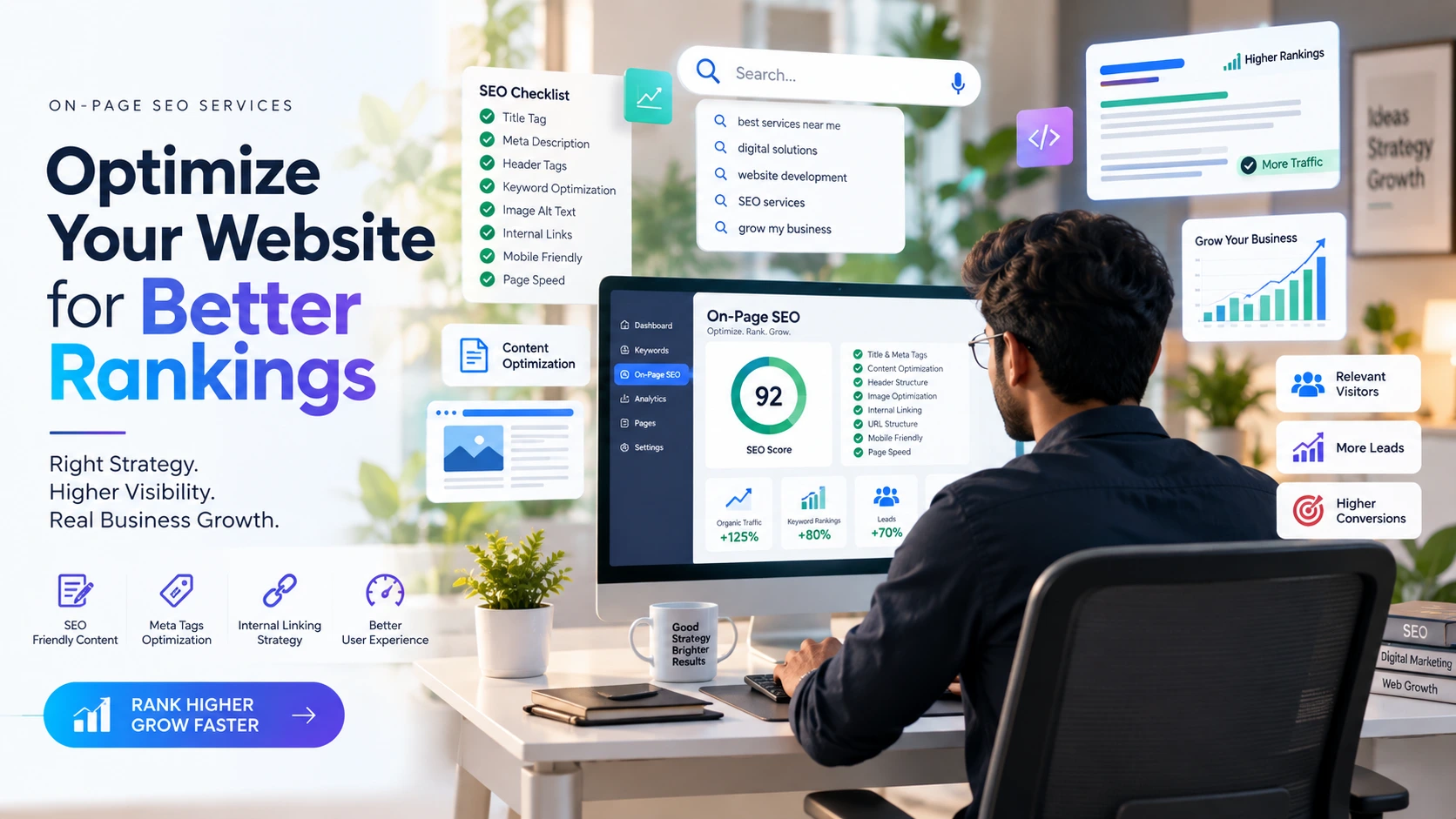 On-Page SEO Services in Pondicherry for better website rankings and organic traffic