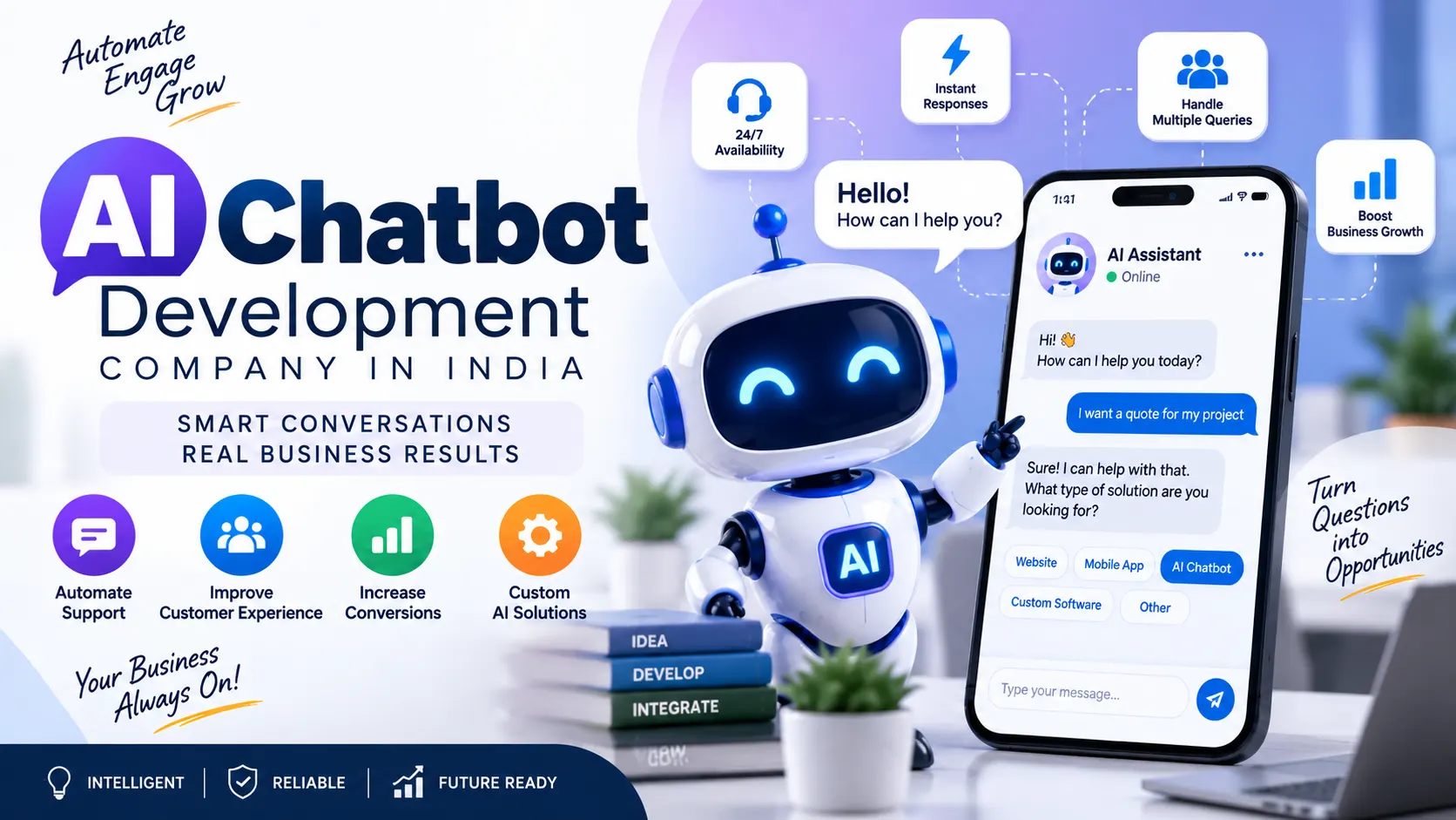 AI Chatbot Development Company in India for Business Automation