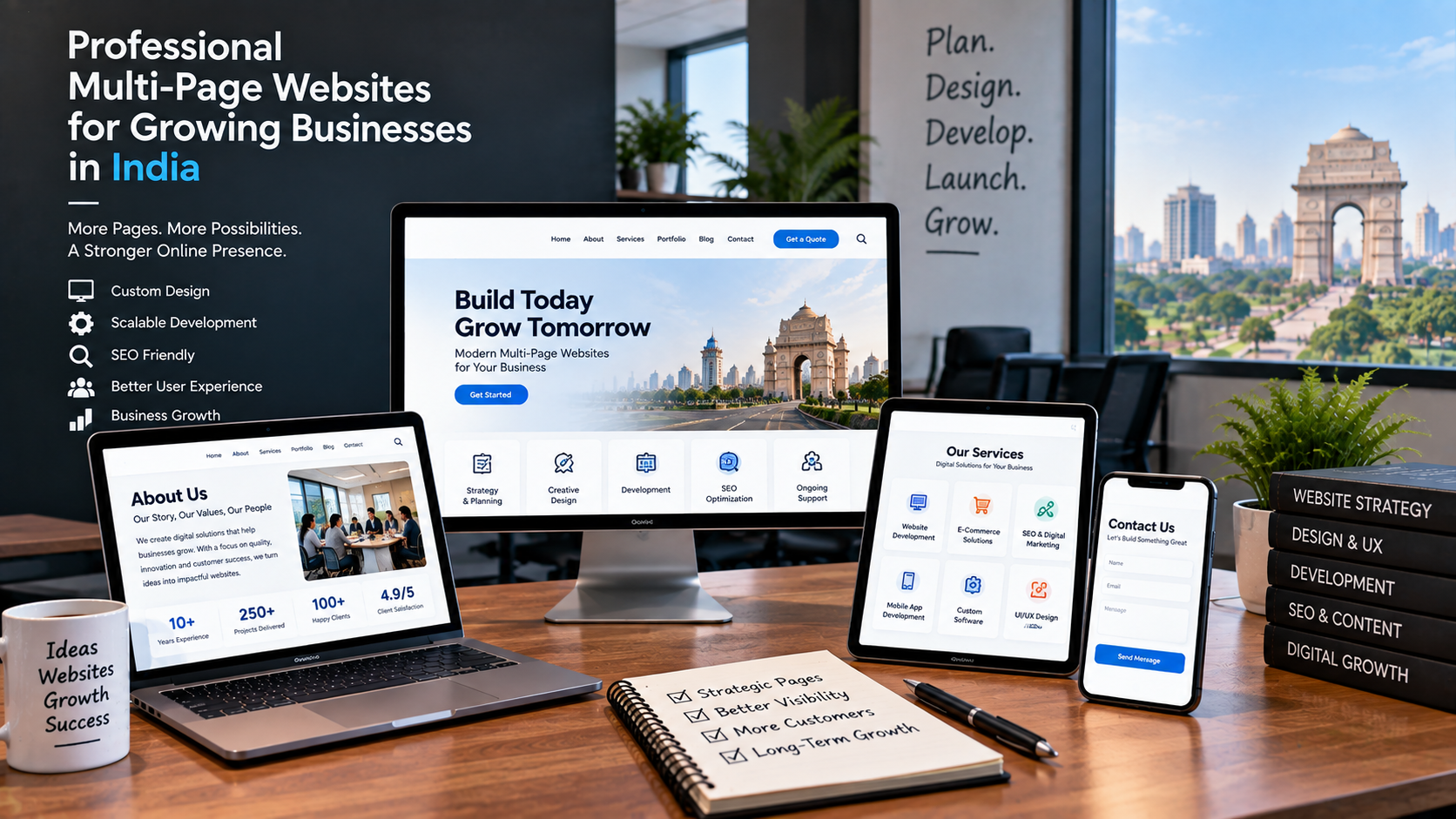 Best multi page website building company in India creating responsive SEO-friendly business websites with scalable web development solutions
