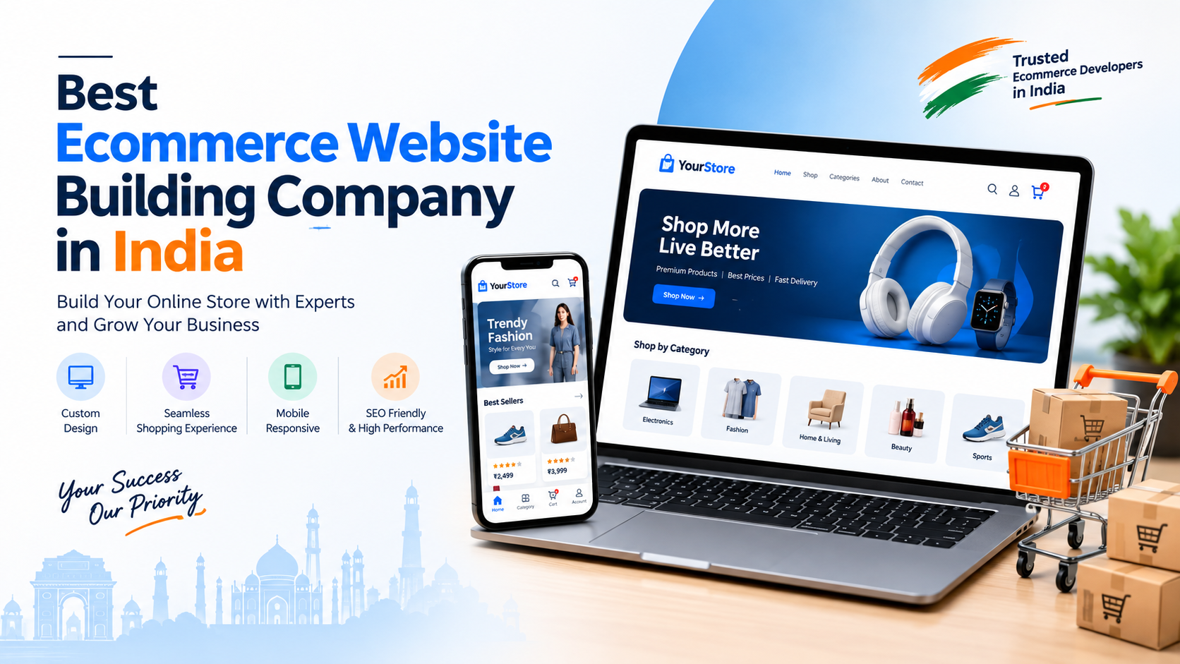 Best Ecommerce Website Building Company in India