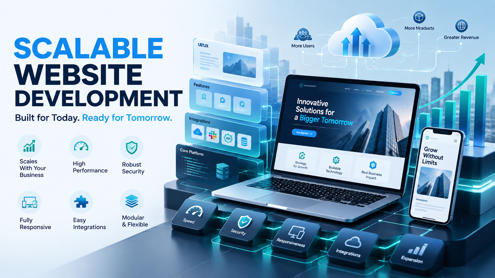 Why Businesses Need Scalable Websites Instead of Just Attractive Designs