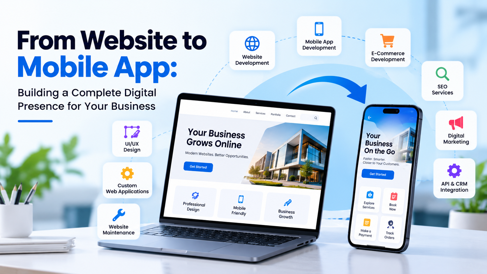 From Website to Mobile App: Building a Complete Digital Presence for Your Business