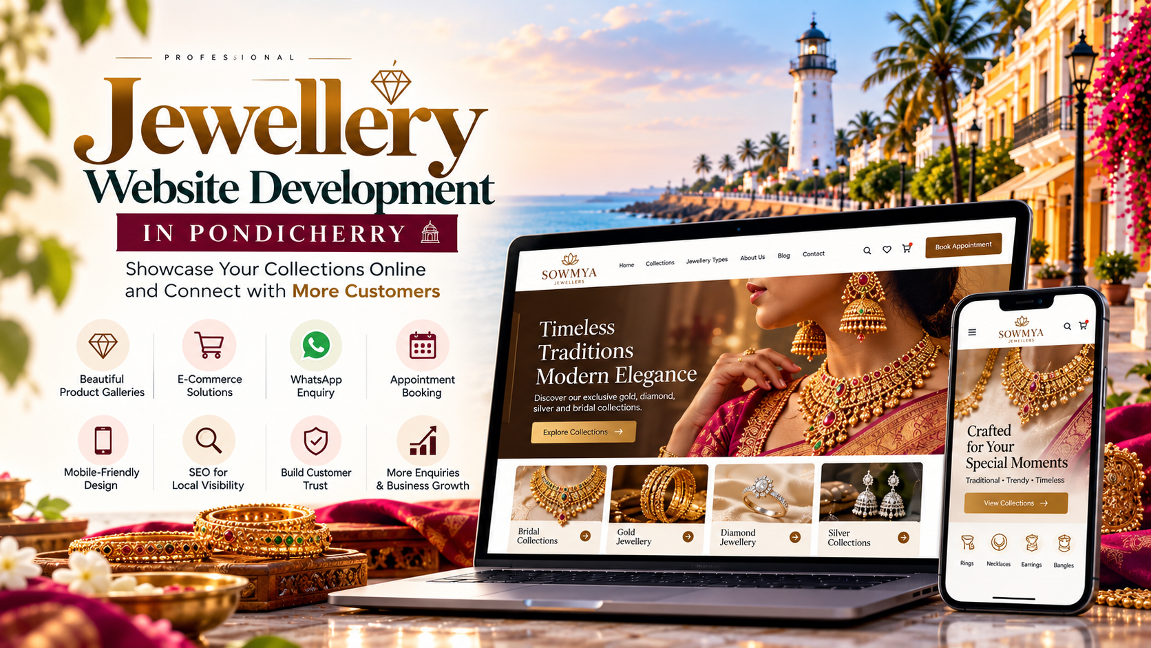 Best Jewellery Website Development in Pondicherry for Showcasing Collections Online