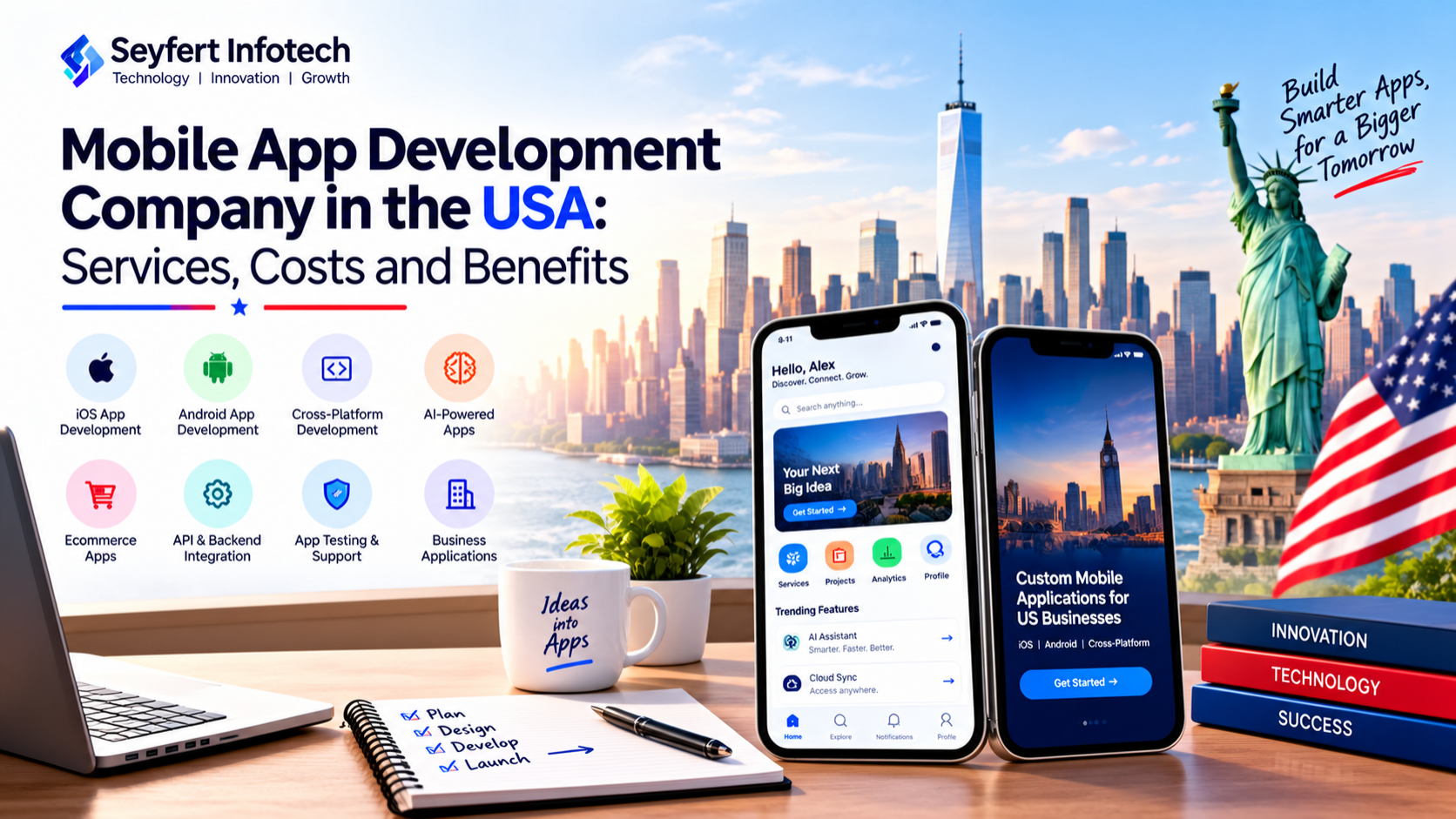 Mobile App Development Company in the USA: Services, Costs and Benefits