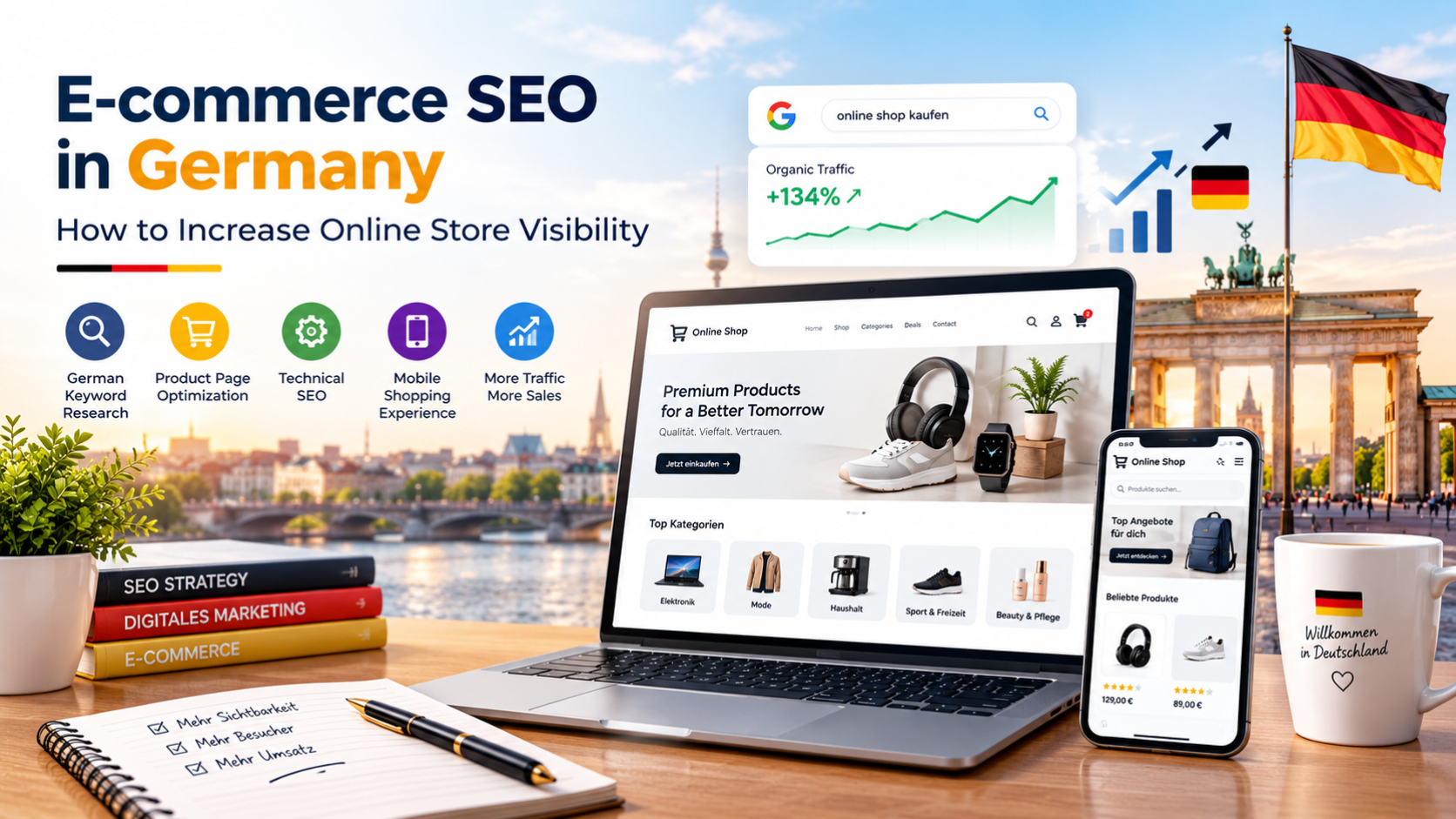 E-commerce SEO in Germany: How to Increase Online Store Visibility