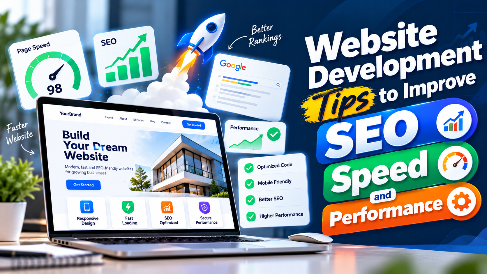 Website Development Tips to Improve SEO, Speed and Performance