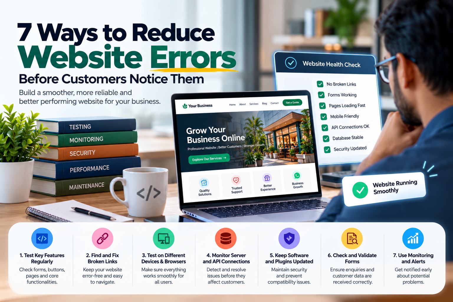 7 Ways to Reduce Website Errors Before Customers Notice Them