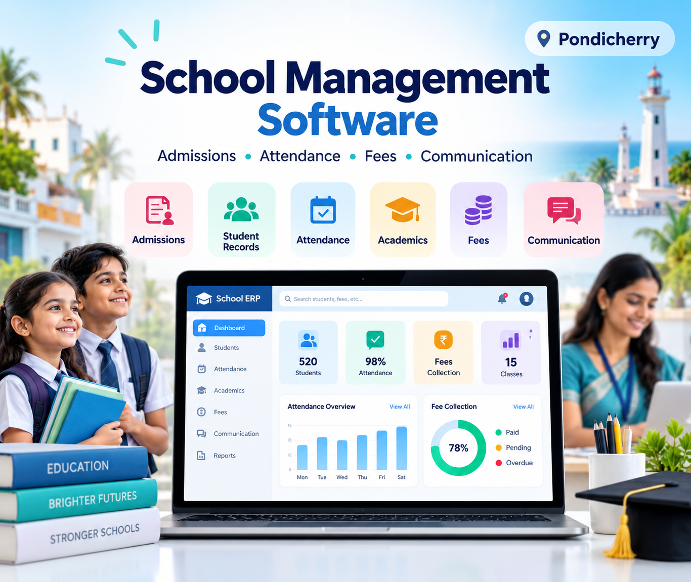 Complete School Management Software in Pondicherry for Schools